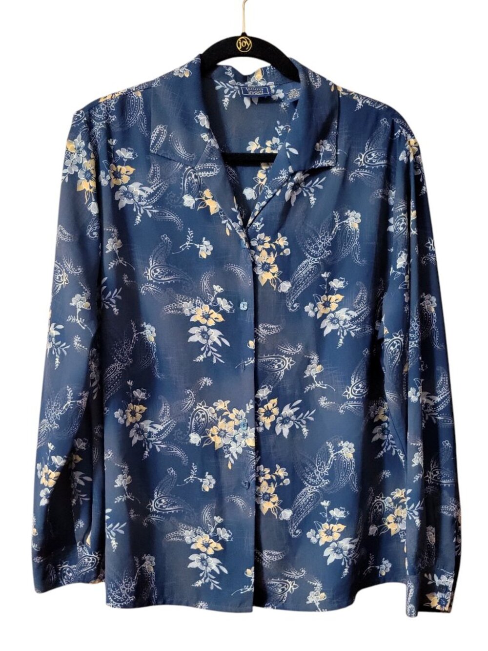 Laura Scott Long Sleeve Button-Up Blouse - Size 16W
